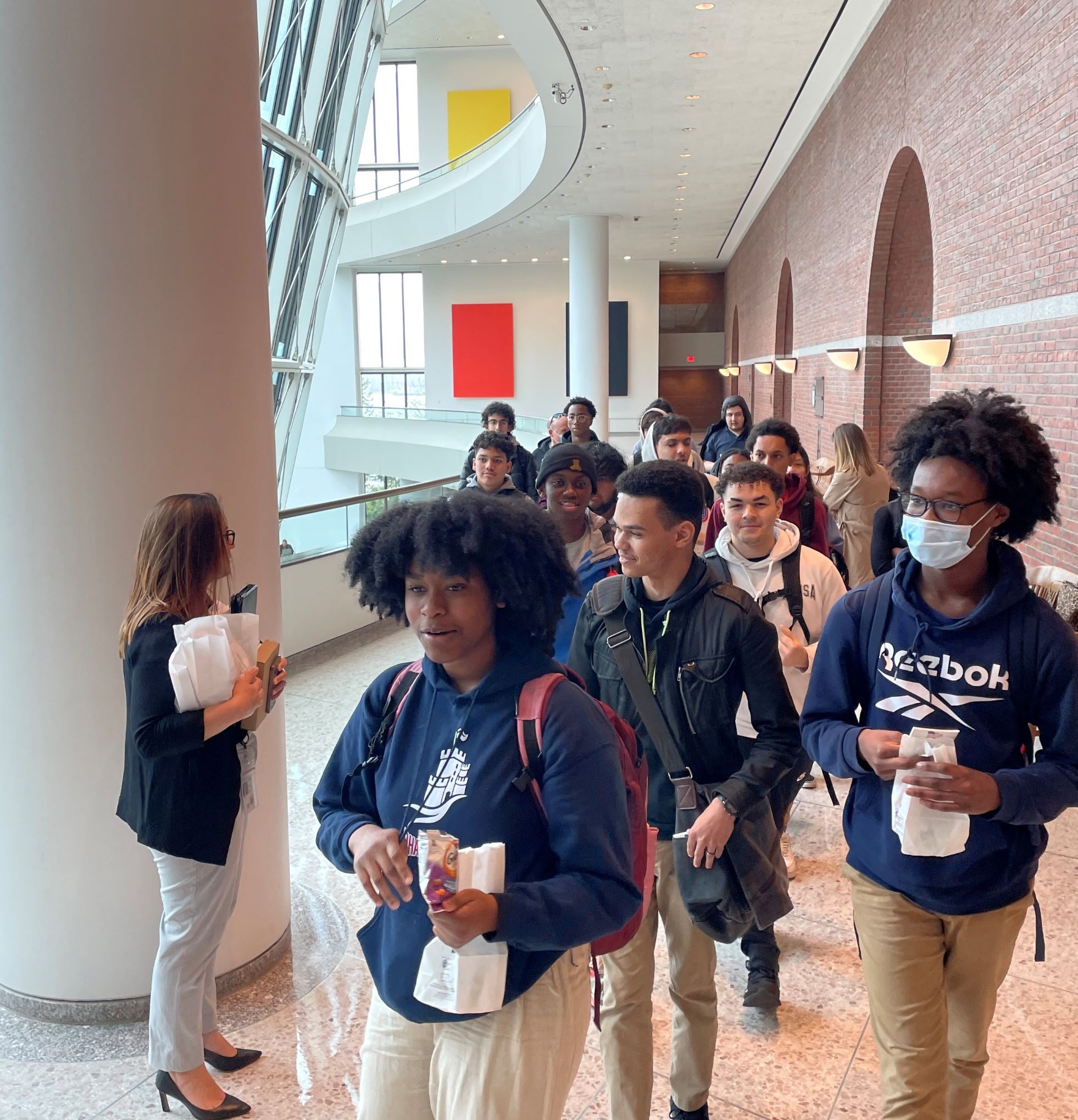 Student courthouse tour